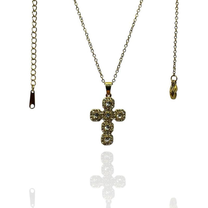 Collana Croce Bombata
