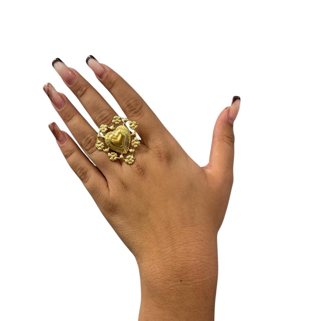 Anello Heart Flowers