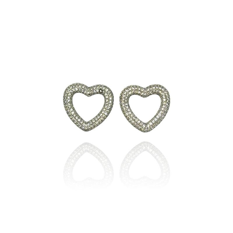 Orecchini Cuore Strassy