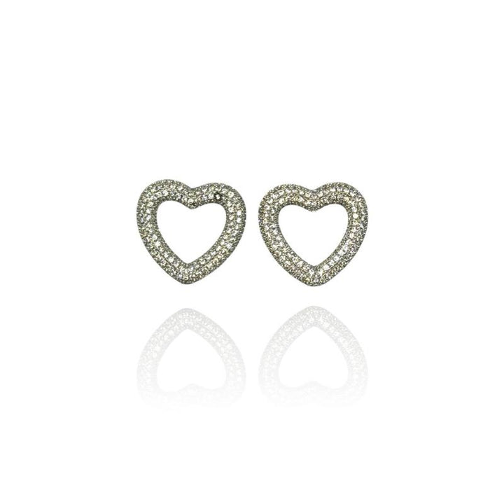 Orecchini Cuore Strassy