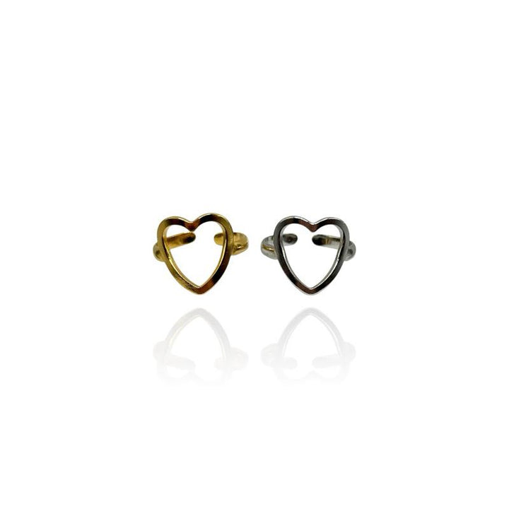 Anello Cuore Sagomato Liscio