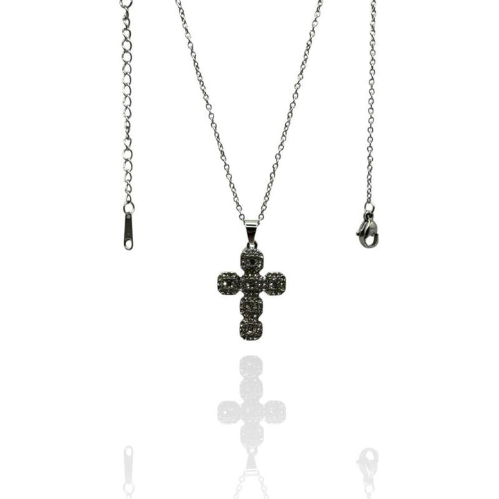 Collana Croce Bombata