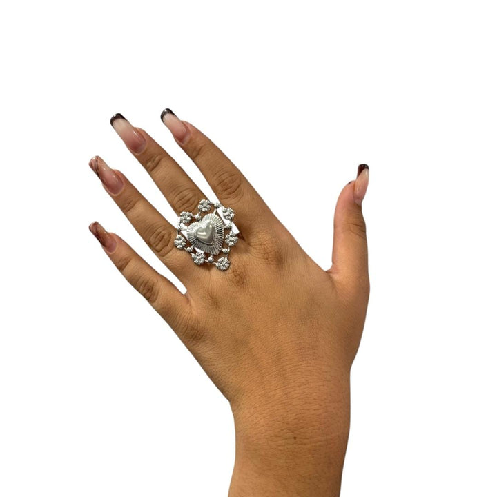 Anello Heart Flowers