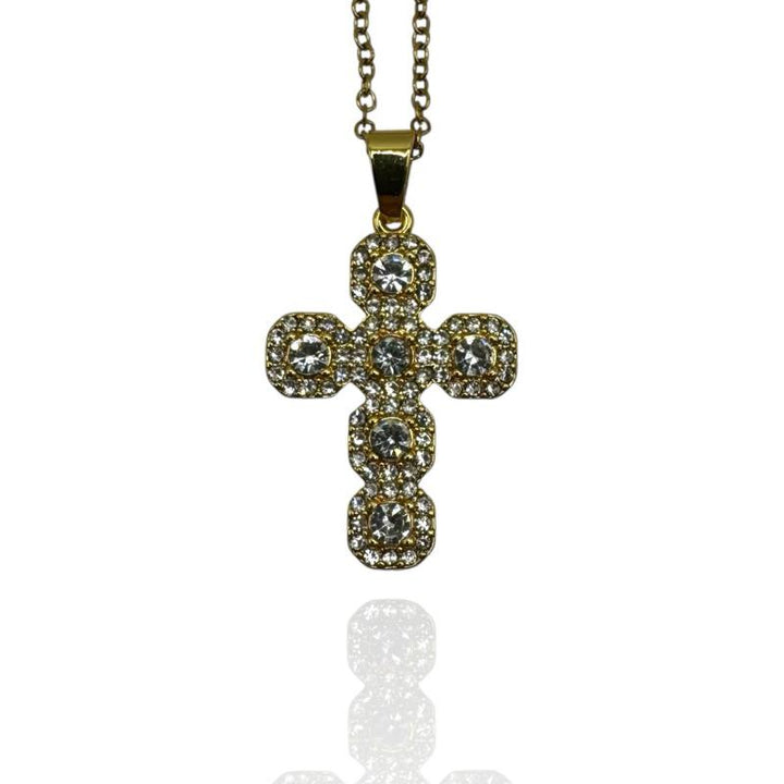 Collana Croce Bombata