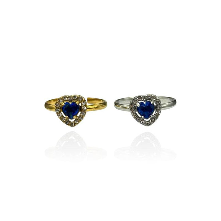 Anello Heart Strass