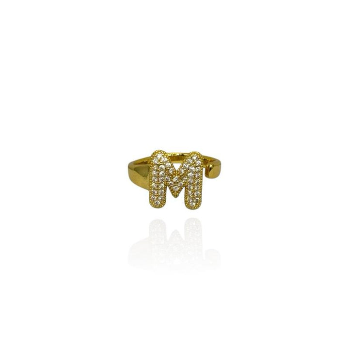 Anello Letterina M oro