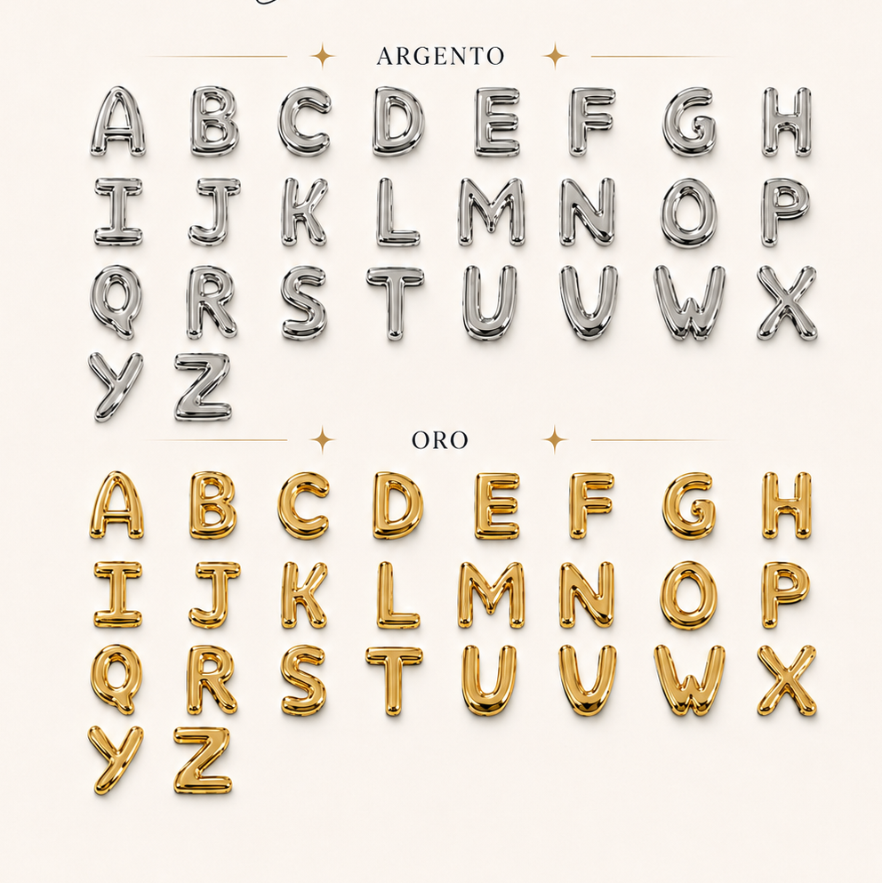 Lettere Bracciale Personalizzabile