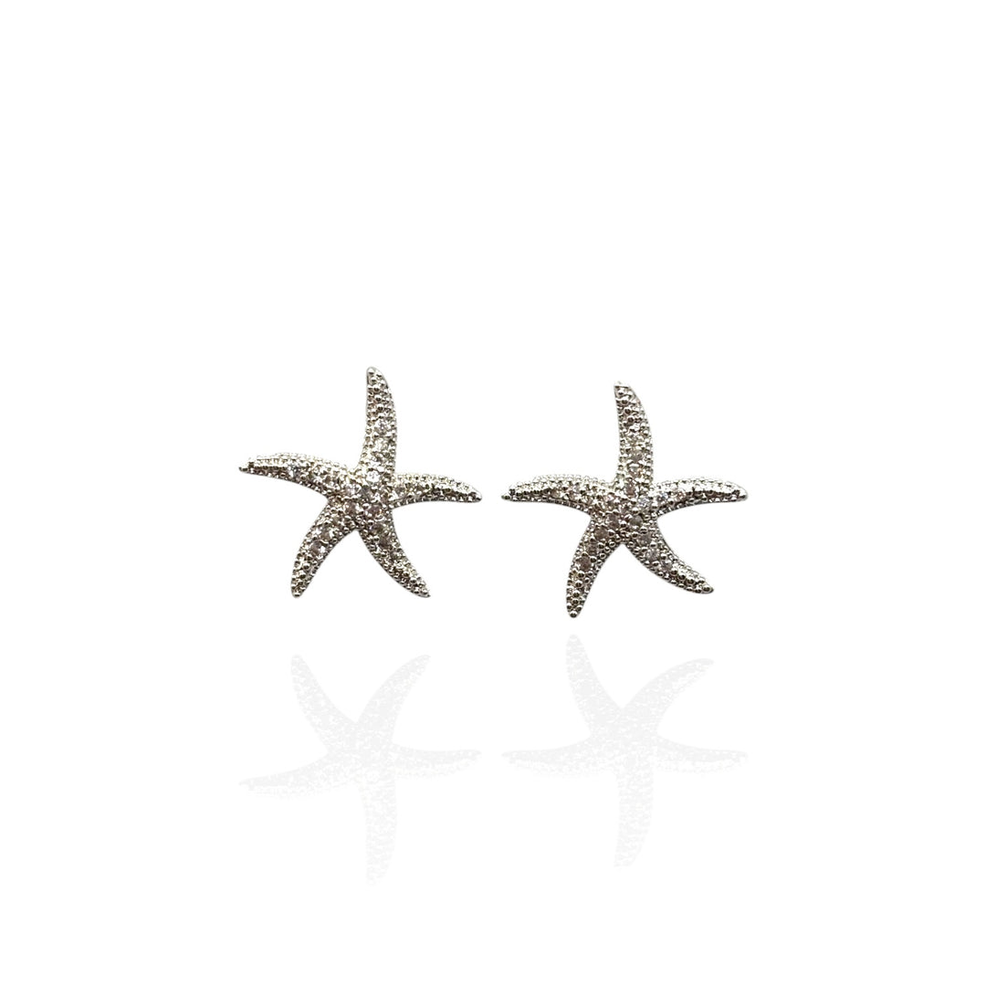 Orecchini Stella Marina Strass