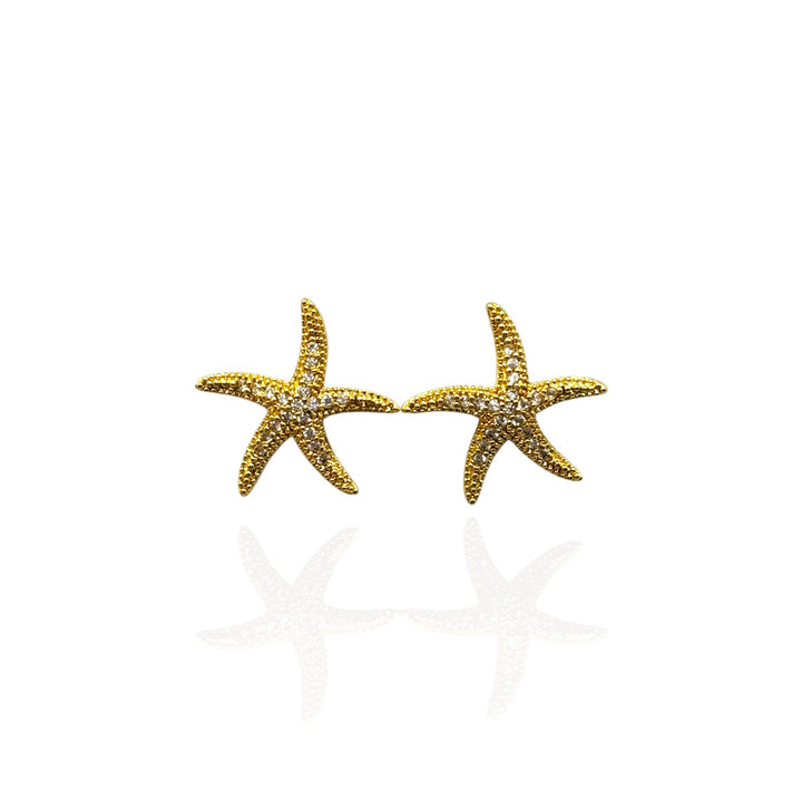 Orecchini Stella Marina Strass