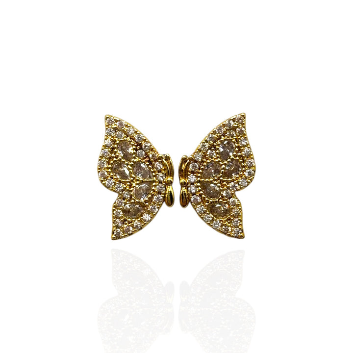 Orecchini Farfalla Strass