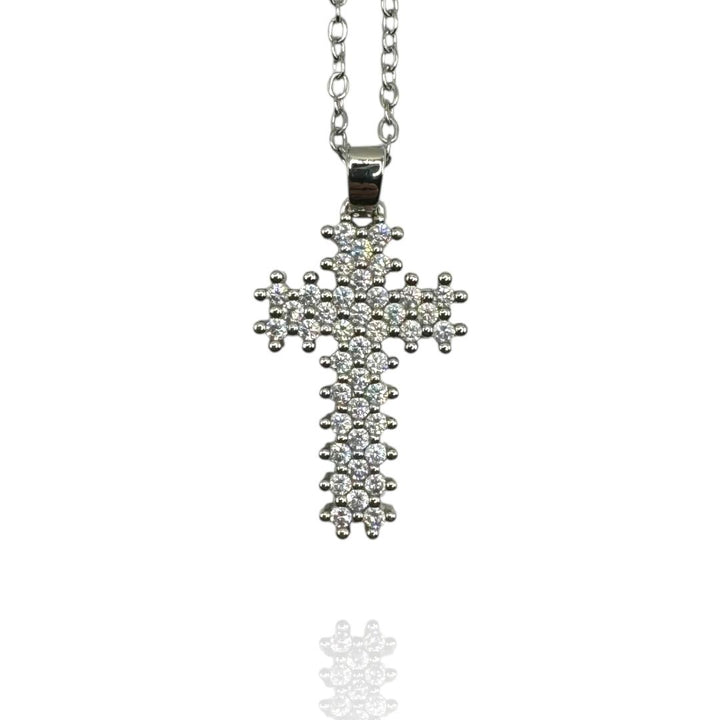Collana Croce Strass