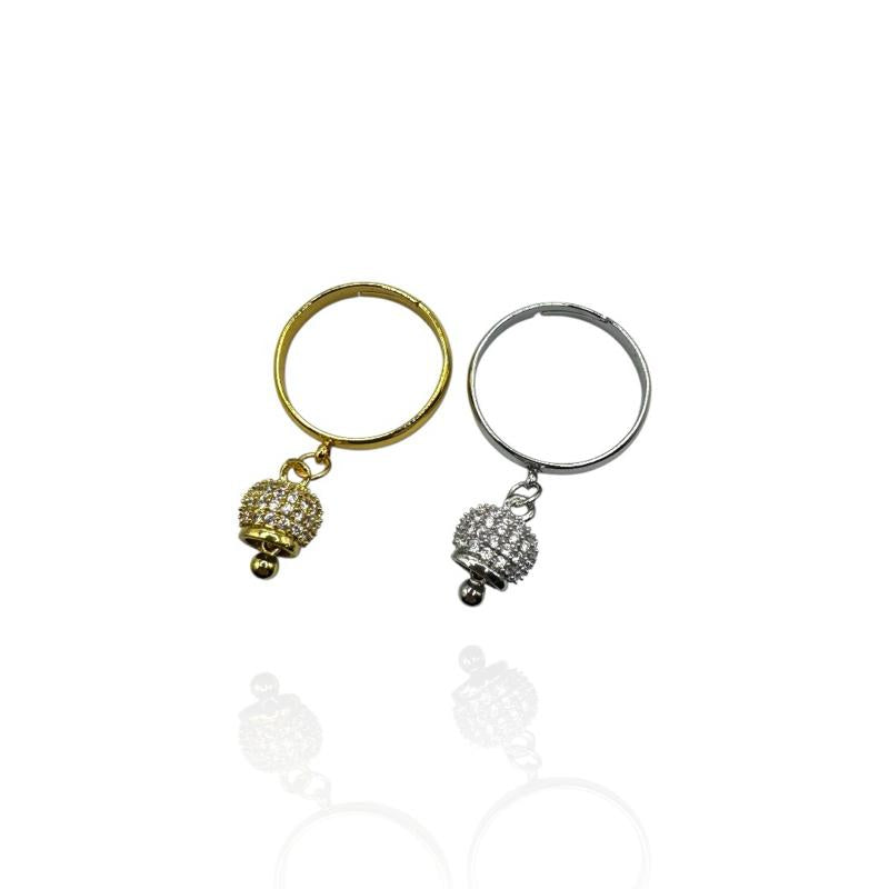Anello Campanella Strass