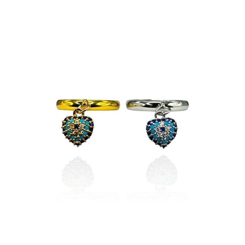 Anello Cuore Malocchio