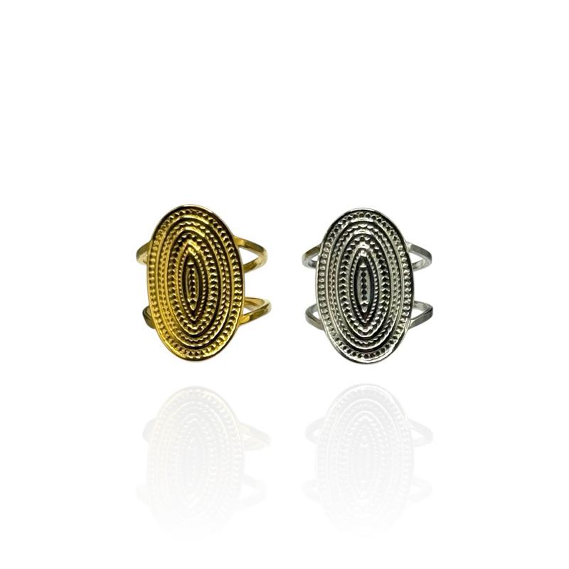 Anello Ovale Chunky
