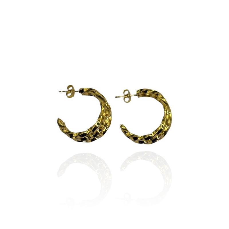 Orecchini Triple Circle Big