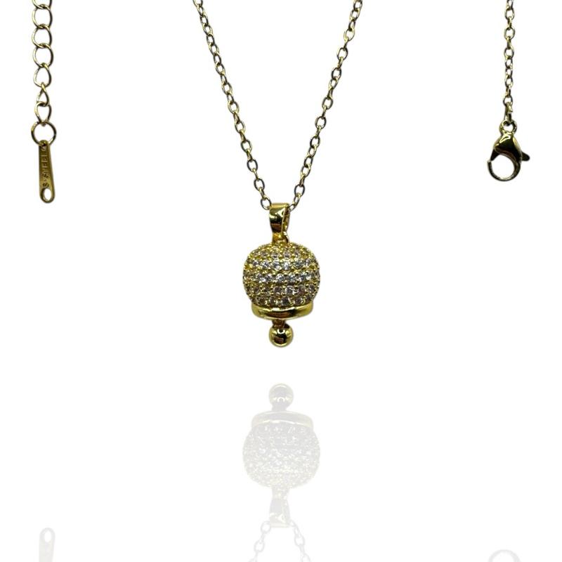 Collana Campanella Strass