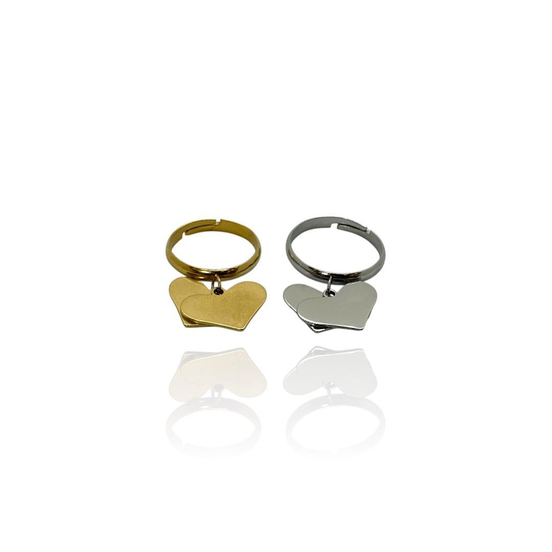 Anello Cuore Ciondolo