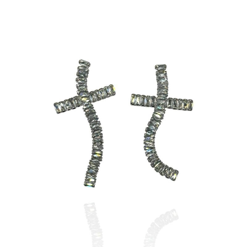 Orecchini Croce Shine